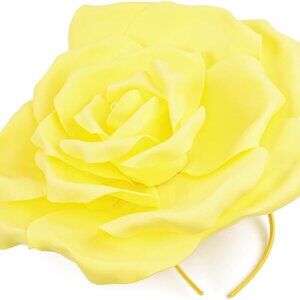 Large EVA Flower Fascinator Hat Women Derby Wedding Prom Accessory Autumn